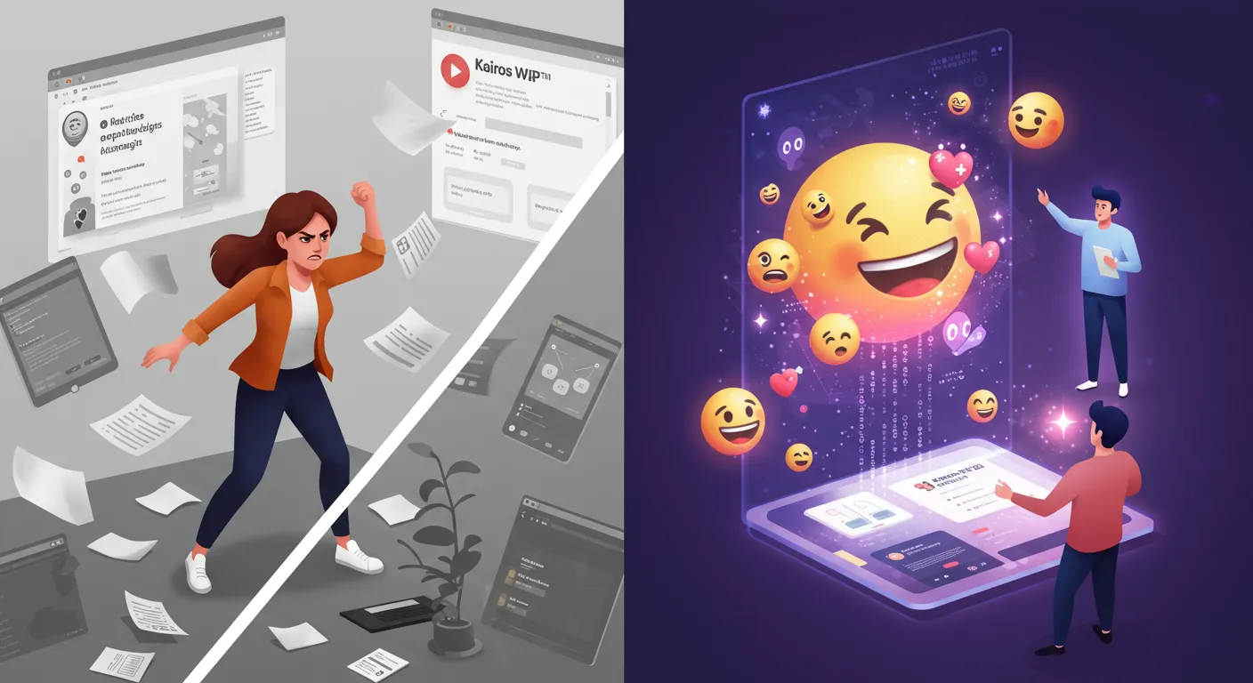 Illustration of Kairos WP™ AI transforming non-technical ideas into functional plugins.